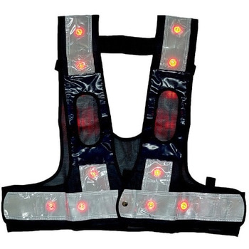 フルハーネス用LED安全ベスト 装着できるんです キングサイズ ミズケイ