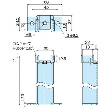 固定式分電盤用支柱 ホシモト