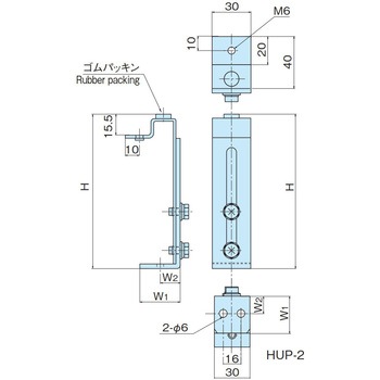 アジャスト式分電盤用支柱 - ホシモト
