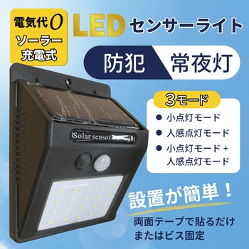 ソーラー電池付人感検知LED ブロードウォッチ