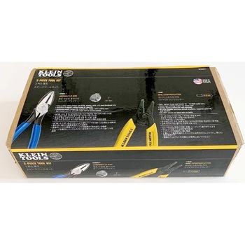 強力型ペンチ 偏芯タイプ 200mm + ワイヤーストリッパー 160mmセット品 KLEIN TOOLS