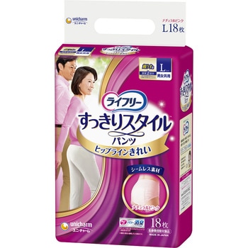 ライフリー すっきりスタイルパンツ ナチュラルピンク ユニ・チャーム
