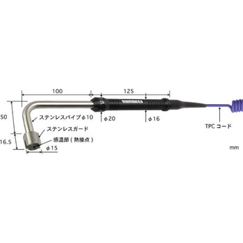 S-123E-01-1-TPC1-ASP【ISO書類一式付き】 高性能一般静止表面用温度センサ S形シリーズ 1本 安立計器 【通販モノタロウ】