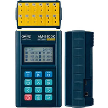 メモリ付き温度計サーモロガー AM-9000シリーズ 安立計器 温度計・温