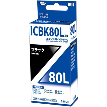 汎用インクカートリッジ エプソン対応 IC80L タイプ 日本ナインスター