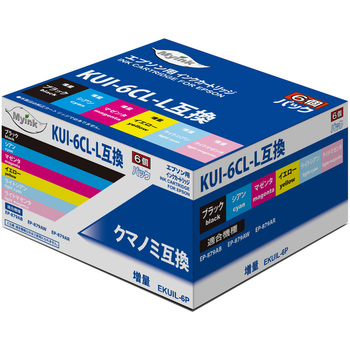 汎用インクカートリッジ エプソン対応 KUI タイプ 日本ナインスター
