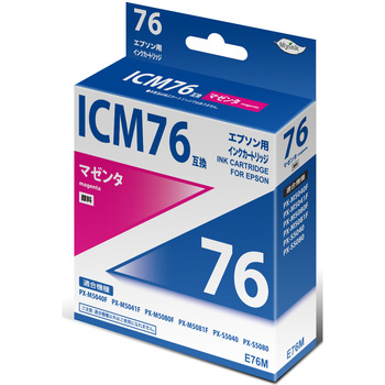 汎用インクカートリッジ エプソン対応 ICC76 タイプ 日本ナインスター