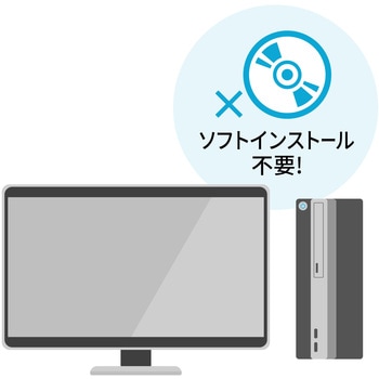 パソコン切替器(エミュレーション非搭載・手元スイッチ付き) サンワサプライ