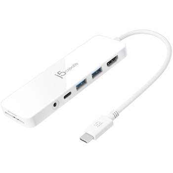 j5create USB-C 7in1 ミニ ドッキングステーション