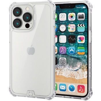 PM-A21CZEROT2CR iPhone13 Pro ケース カバー 耐衝撃 ZEROSHOCK