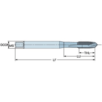 鋼加工専用JISタップ CoroTap(R) T200 ポイントタップ サンドビック