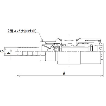 ボタン式パージソケット(アルミ) タケノコソケット ダイセン