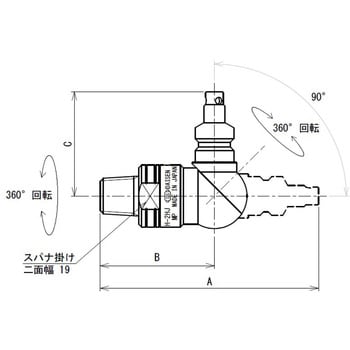 H-2HJ-MP ヒップジョイント(オネジプラグ) ダイセン 最高使用圧力2.5