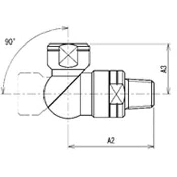 ヒップジョイント(オネジ メネジ) ダイセン