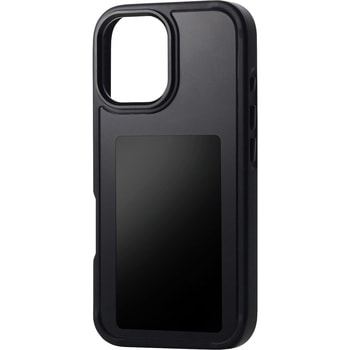 iPhone 16 ケース 背面ディスプレイ搭載 高解像度 着せ替え 推し活 専用アプリ「キセカエパレット」 エレコム