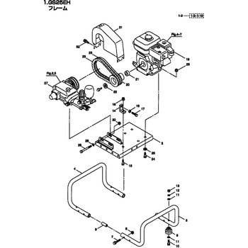 108650 GS25EH フレーム部品 ステー 1個 BIGM(丸山製作所) 【通販