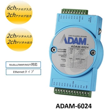 ADAM-6024-D �C�[�T�l�b�g���W���[���EADAM-6000�V���[�Y�y�A�i���OI/O�E�f�W�^��I/O �E�����[�E�J�E���^�z Advantech(�A�h�o���e�b�N) 71726229