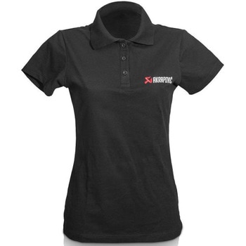 801654 �|���V���c �A�N���|�r�b�`���S AKRAPOVIC (�A�N���|�r�b�`) �u���b�N�F �^��Polo Shirt Womens Akrapovic Logo Black �T�C�YXXL 71746556