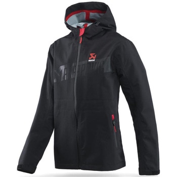 802077 Corpo �V���[�Y ���C���W���P�b�g AKRAPOVIC (�A�N���|�r�b�`) �u���b�N�F �^��Corpo Rain Jacket Black Wemens �T�C�YL 71746861