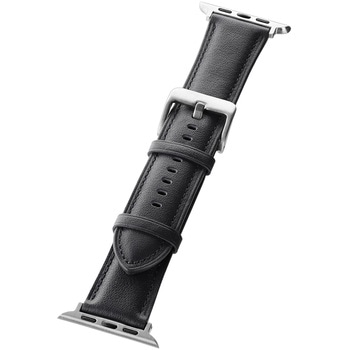 LN-AW49B23BK Apple Watch 42(Series 1�C2�C3)/44/45/46/49mm �o���h �uCORVIN�v �v�����v���U�[�o���h �u���b�N LEPLUS NEXT �{�v+�X�e�����X 71849456