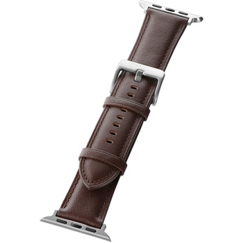 LN-AW49B23BR Apple Watch 42(Series 1，2，3)/44/45/46/49mm バンド 「CORVIN」 プランプレザーバンド ブラウン LEPLUS NEXT 71849465