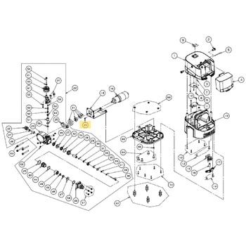 45404401 SMS-360RT25用部品 3点セムス六角穴付ボルト M4×16 工進 72009090