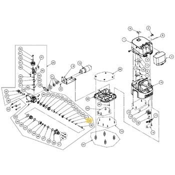 45269201 SMS-360RT25用部品 バネ座金 SUS Φ5 工進 72009151