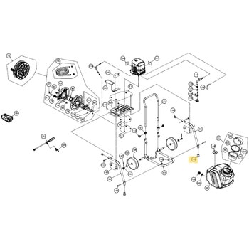 12362601 SMS-360RT25用部品 ゴム脚 SBR 工進 72009607