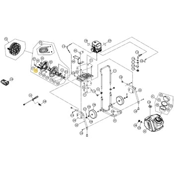 45136601 SMS-360RT25用部品  ハンドル 工進 72009686