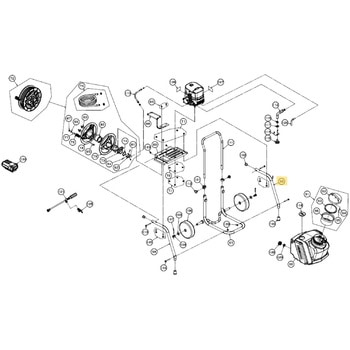 45401701 SMS-360RT25用部品 サイドフレームB 工進 72010079
