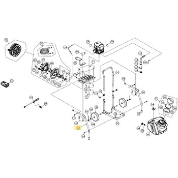 45401301 SMS-360RT25用部品 サイドフレームA 工進 72010185