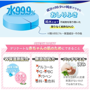 純水99.9% ふんわりおしりふき LEC(レック)