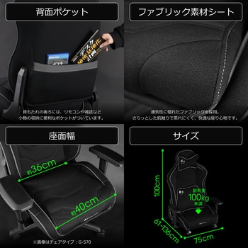 ゲーミング座椅子 バウヒュッテ