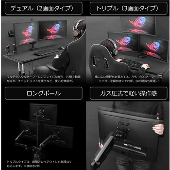 ロングモニターアームGS バウヒュッテ