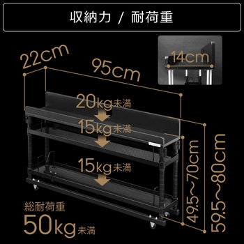 BHB-950-BK 昇降式ヘッドボード バウヒュッテ ブラック色 - 【通販