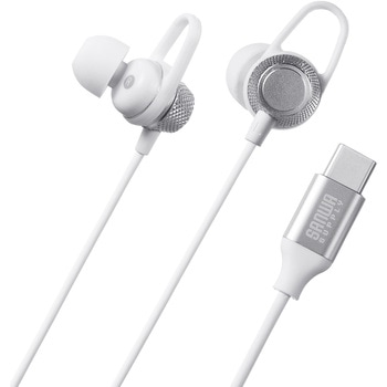 MM-HSTC05W �X�e���I�C���z�� USB TypeC �T�����T�v���C �ő���̓w�b�h�z��/3mW �P�[�u����1.2m �}�C�N���z��/��(�S)�w���� �z���C�g�F   MM-HSTC05W 72031621