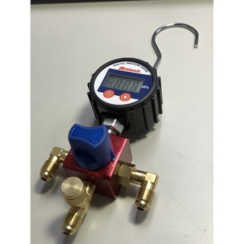 R410/32兼用シングルボールバルブ式マニホールドセット ケース付 プロステップ