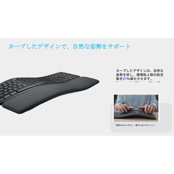 K860B ロジクール ERGO K860エルゴノミック スプリット キーボード