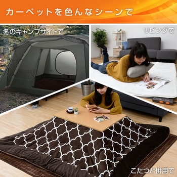 省エネ ふわふわホットカーペット 本体 YAMAZEN(山善)
