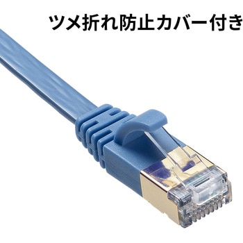 KB-FLU7-07BL LANケーブル CAT7 ウルトラフラット サンワサプライ