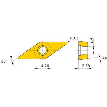 VCMT080202-MV MC7125 �X�e�����X�|������H�p�R�[�e�b�h���d�`�b�v MC/MP7100�V���[�Y 35���H�`�|�W MC7125 �O�H 72132771