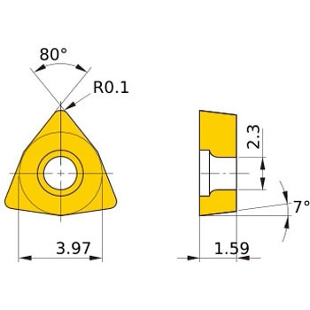 WCGT020101M-FSF-P VP30RT ����p�C���T�[�g 80�����ӕs���p�Z�p�`�|�W VP30RT �O�H 72136447