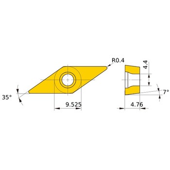 VCMT160404-FM MC7125 �X�e�����X�|������H�p�R�[�e�b�h���d�`�b�v MC/MP7100�V���[�Y 35���H�`�|�W MC7125 �O�H M��p 72139351