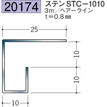20174 ステンレスコ型見切縁 創建 72174710