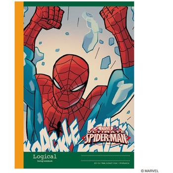 �mS-129A-G ���W�J���m�[�g �X�p�C�_�[�}���A���R�~ �i�J�o���V ����30 A�r(7mm) ���Ԃ��w�N���X���{ �O���[���F �T�C�YA5 72324221