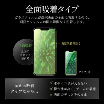 iPhone 14 Plus | iPhone 13 Pro Max ガラスフィルム「GLASS PREMIUM FILM」 マット・反射防止 LEPLUS