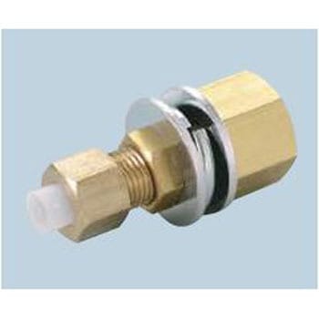 REP-062 樹脂スリーブインサート付継手(黄銅製) 隔壁メスユニオン アオイ 72463031