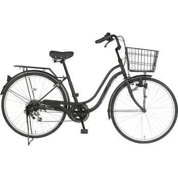 CMS-266KAB-LIO-TC-BK 防災サイクル 26型6段変速付き ノンパンク シティサイクル 【完成組立品】 東部 72496335