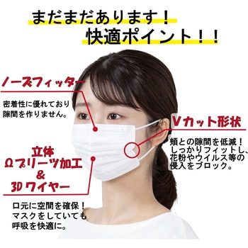 デイリーフィットマスク ナノエアーフィルタープラス30枚入 アイリスオーヤマ