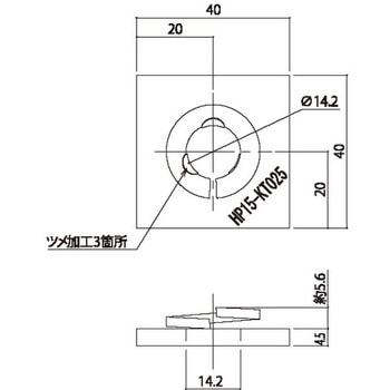 DH バネ付角座金 ダイドーハント(大同製鋲所)